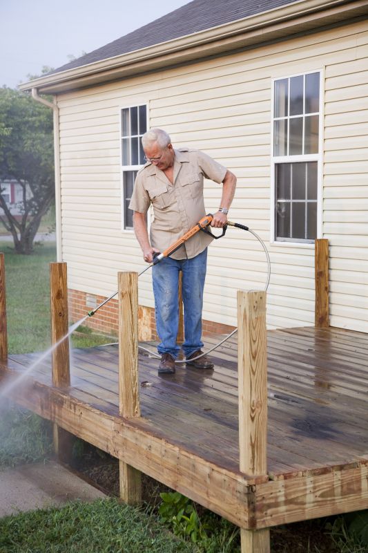 Deck Pressure Washing