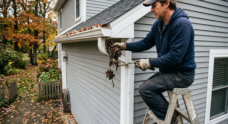 Gutter Blockage Removal in Fredericksburg, VA
