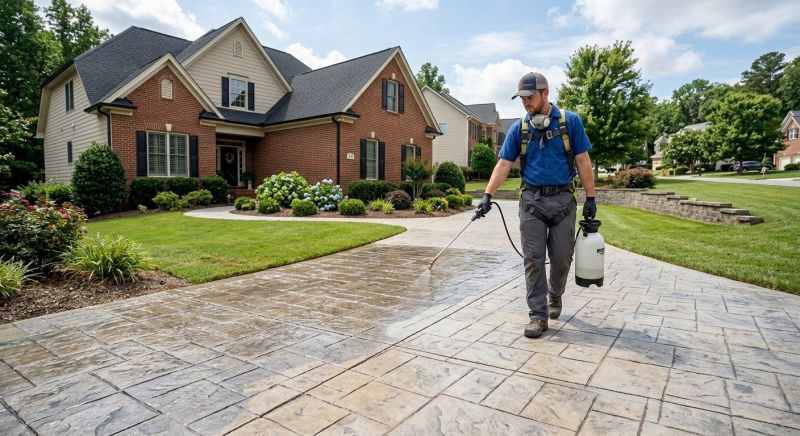 Stamped Concrete Sealing in Kansas City, KS